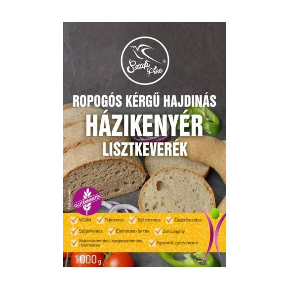 SZAFI FREE ROPOGÓS KÉRGŰ HAJDINÁS HÁZIKENYÉR LISZTKEVERÉK 1000 G