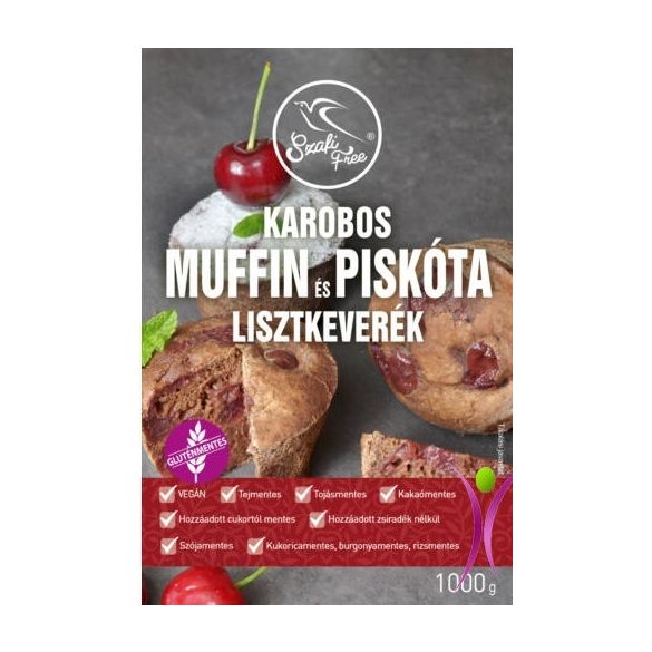 SZAFI FREE KAROBOS MUFFIN ÉS PISKÓTA LISZTKEVERÉK 1000 G