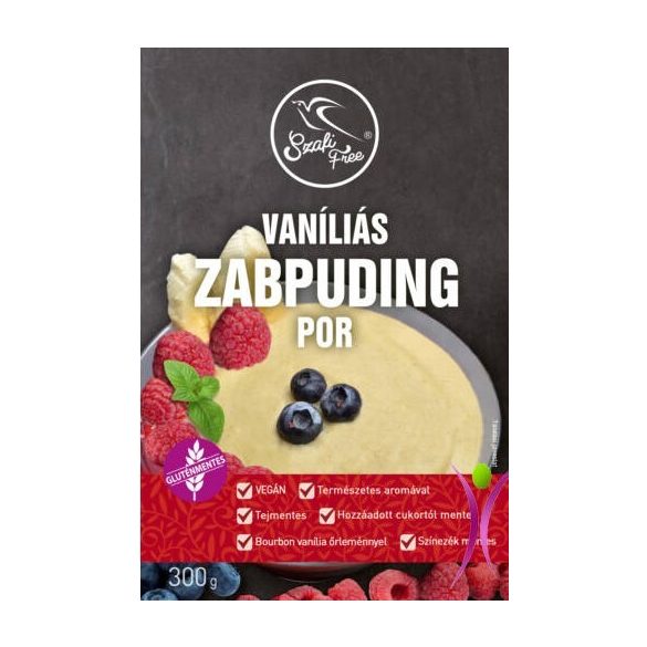 SZAFI FREE VANÍLIÁS ZABPUDING POR 300G
