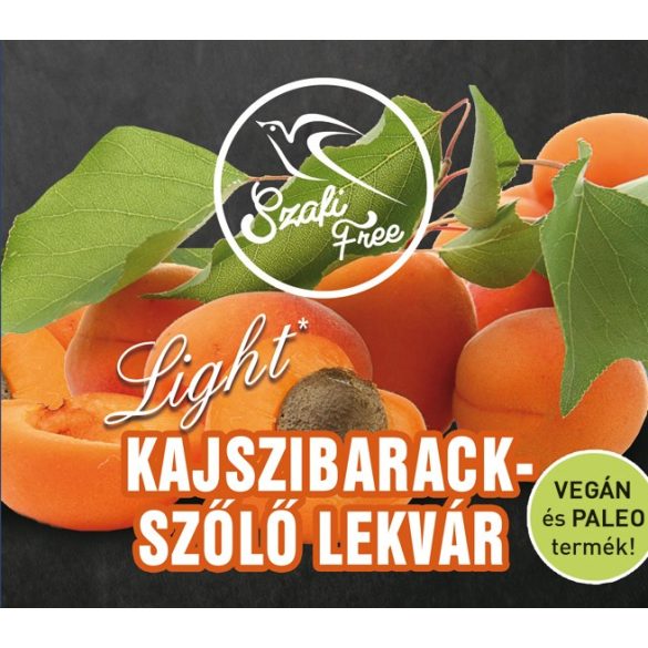SZAFI FREE KAJSZIBARACK-SZŐLŐ LEKVÁR 350 G
