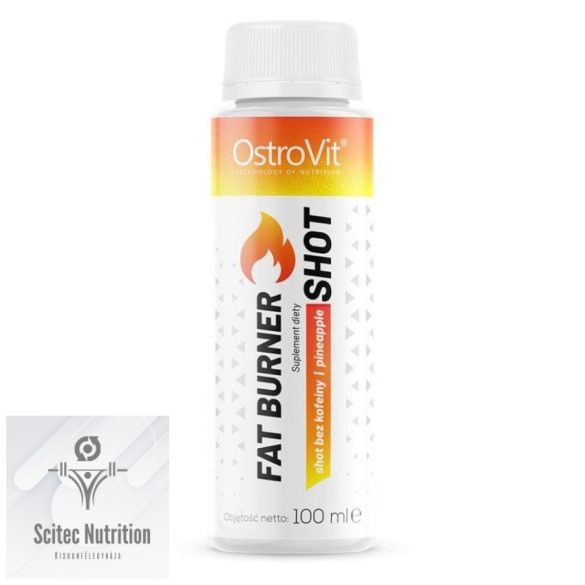 OstroVit Fat Burner Shot koffein nélkül 100 ml Pineapple