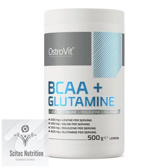 OstroVit BCAA + Glutamine 500 g - Lemon